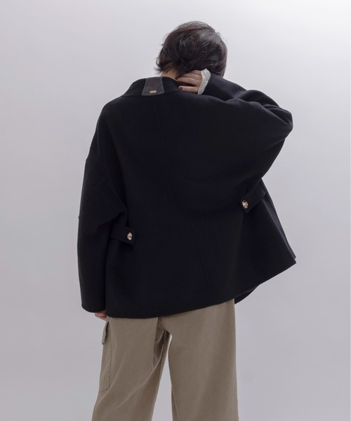 リバー仕立てハーフコート（その他アウター）｜Eimee Law（エイミー