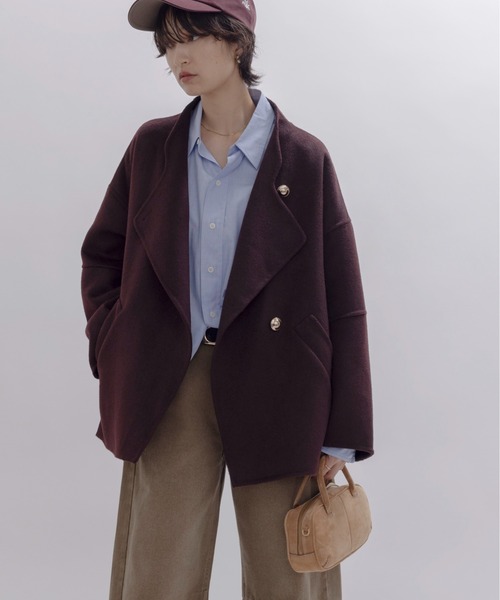 リバー仕立てハーフコート Eimee Law│Eimee Law & LHELBIE 公式