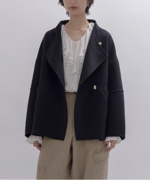 リバー仕立てハーフコート Eimee Law│Eimee Law & LHELBIE 公式