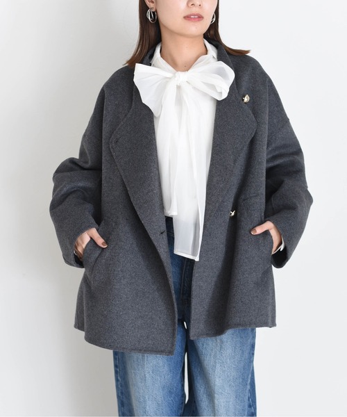 リバー仕立てハーフコート Eimee Law│Eimee Law & LHELBIE 公式