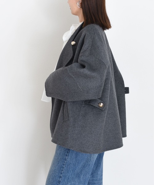 リバー仕立てハーフコート Eimee Law│Eimee Law & LHELBIE 公式