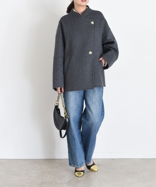 リバー仕立てハーフコート Eimee Law│Eimee Law & LHELBIE 公式