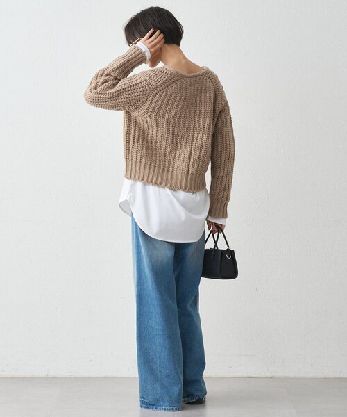 LOUNGEDRESS（ラウンジドレス）の「サテンロンTブラウス（シャツ/ブラウス・レディース・オフホワイト/ブラック・FREE）」の19枚目の写真