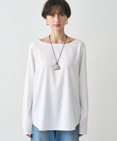 サテンロンTブラウス（シャツ/ブラウス）｜LOUNGEDRESS（ラウンジ