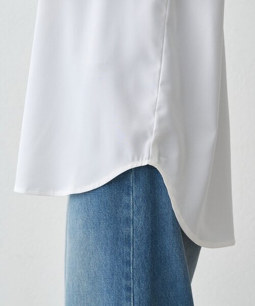 サテンロンTブラウス（シャツ/ブラウス）｜LOUNGEDRESS（ラウンジ