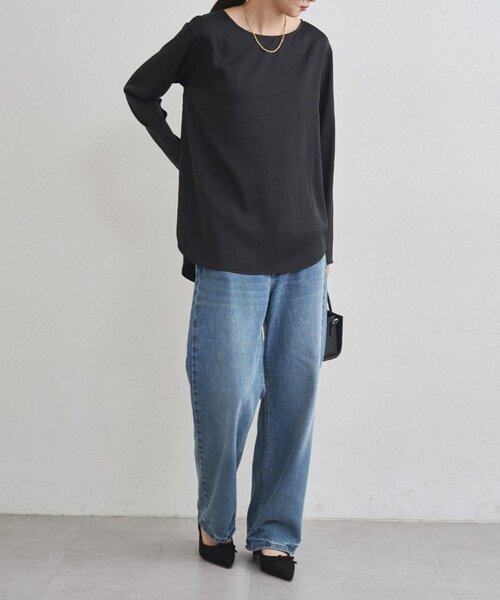 セール】サテンロンTブラウス（シャツ/ブラウス）｜LOUNGEDRESS