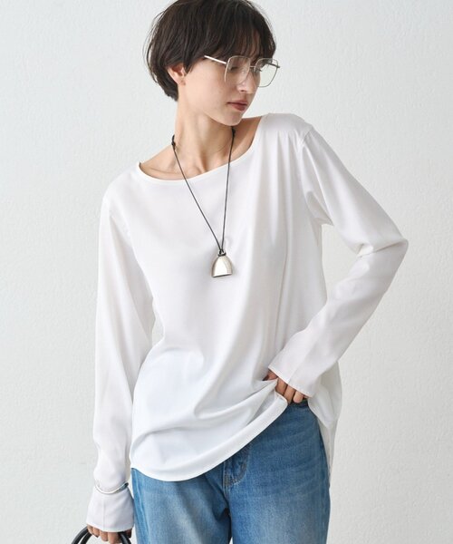 セール】サテンロンTブラウス（シャツ/ブラウス）｜LOUNGEDRESS