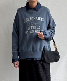 LBC | チェーンステッチ刺繍ロゴ裏毛プルオーバー(スウェット)