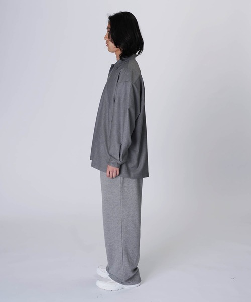 Aphlotus(アプロタス)の「オーバーサイズTRオープンカラーシャツ(シャツ/ブラウス・メンズ・グレー/ブラック・LARGE/MEDIUM/SMALL)」の5枚目の写真
