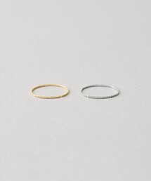 K10WG ウェーブ ピンキーリング（リング）｜Jouete（ジュエッテ）の