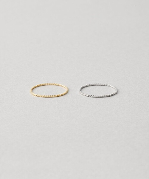 Jouete K10YG ピンキーリング セット K10YG ツイスト ピンキーリング