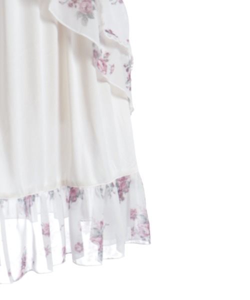アクシーズファム　花柄キャミソール　チュニック 花柄キャミチュニック（チュニック）｜axes femme（アクシーズ