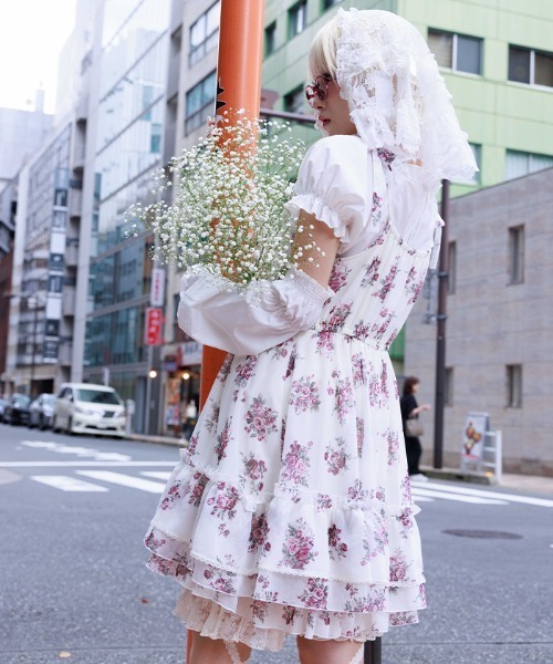 axes femme（アクシーズファム）の「花柄キャミチュニック（チュニック