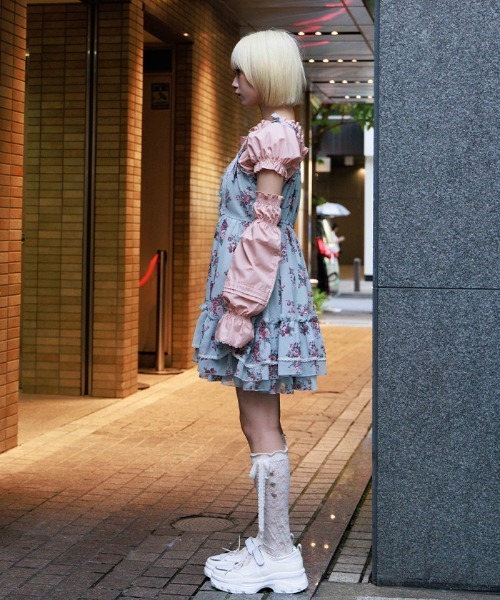 axes femme（アクシーズファム）の「花柄キャミチュニック（チュニック・レディース・ミント/ホワイト・FREE）」の11枚目の写真