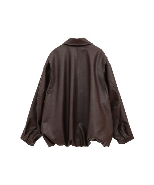 FAKE LEATHER BALLOON JACKET（その他アウター）｜CLANE（クラネ）の
