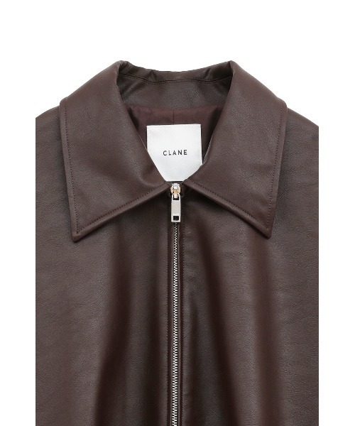 FAKE LEATHER BALLOON JACKET（その他アウター）｜CLANE（クラネ）の