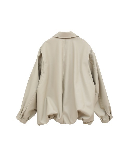 セール】FAKE LEATHER BALLOON JACKET（その他アウター）｜CLANE