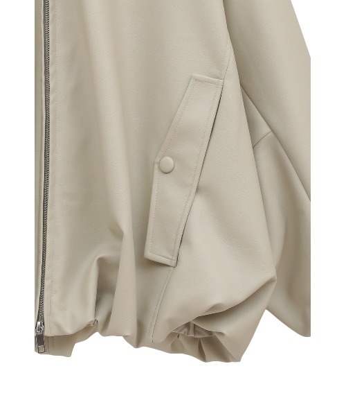 セール】FAKE LEATHER BALLOON JACKET（その他アウター）｜CLANE