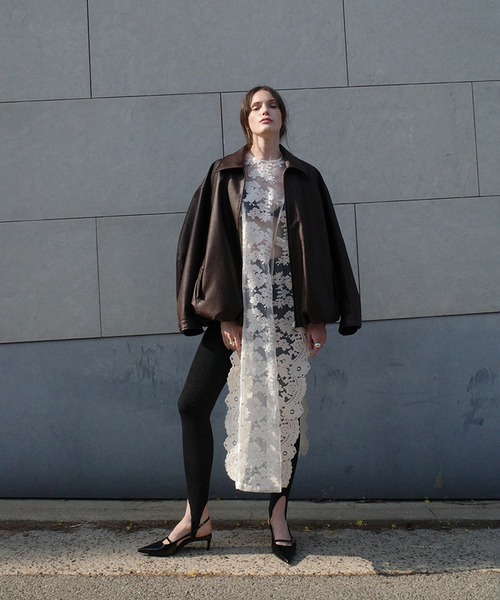 セール】FAKE LEATHER BALLOON JACKET（その他アウター）｜CLANE