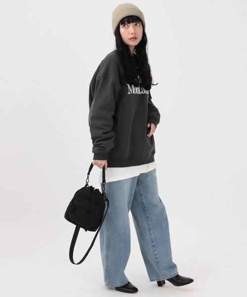 GLOBAL WORK（グローバルワーク）の「キルティング2WAYキンチャク/587921（ショルダーバッグ・メンズ・ブラック/ダークブラウン/ブルー・FREE）」の9枚目の写真