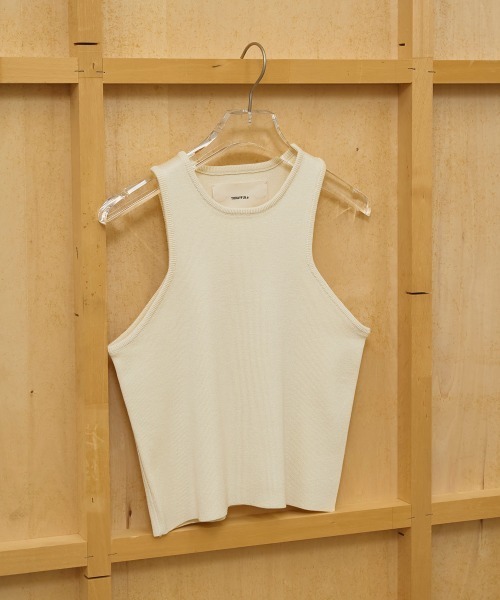 TODAYFUL（トゥデイフル）の「Crewneck Knit Tanktop（タンクトップ・レディース・キナリ/ブルー系その他/ブラック/ブラウン・FREE）」の2枚目の写真