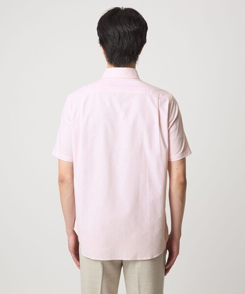 A DAY IN THE LIFE UNITED ARROWS(アデイインザライフユナイテッドアローズ)の「カラミ カッタウェイカラー ショートスリーブシャツ<A DAY IN THE LIFE>(シャツ/ブラウス・メンズ・ライトピンク/ライトブルー・L/M/S)」の8枚目の写真