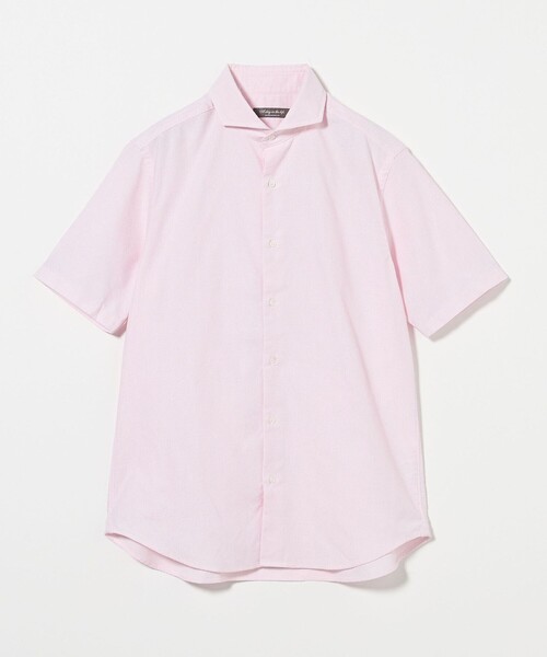 A DAY IN THE LIFE UNITED ARROWS(アデイインザライフユナイテッドアローズ)の「カラミ カッタウェイカラー ショートスリーブシャツ<A DAY IN THE LIFE>(シャツ/ブラウス・メンズ・ライトピンク/ライトブルー・L/M/S)」の9枚目の写真
