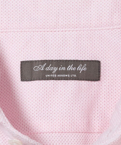 A DAY IN THE LIFE UNITED ARROWS(アデイインザライフユナイテッドアローズ)の「カラミ カッタウェイカラー ショートスリーブシャツ<A DAY IN THE LIFE>(シャツ/ブラウス・メンズ・ライトピンク/ライトブルー・L/M/S)」の17枚目の写真