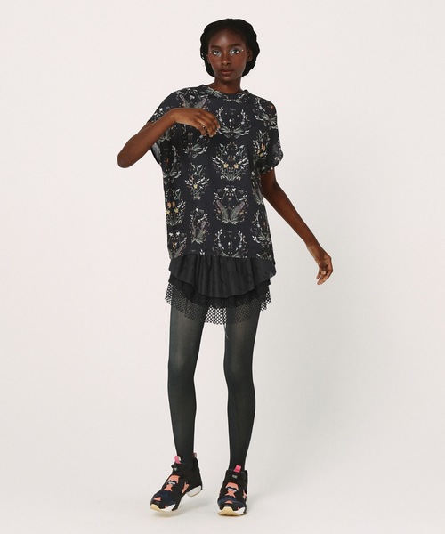BEDSIDEDRAMA(ベットサイドドラマ)の「Frill Collar and Wrap Tutu Skirt(スカート・レディース・ブラック/ホワイト・1)」の3枚目の写真