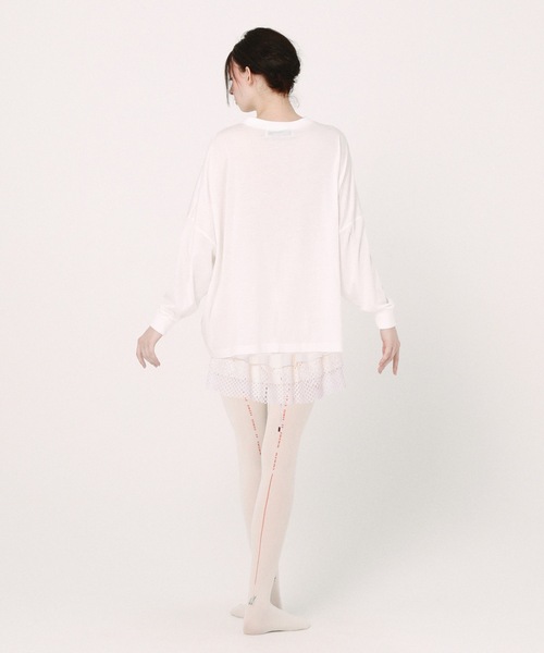 BEDSIDEDRAMA(ベットサイドドラマ)の「Frill Collar and Wrap Tutu Skirt(スカート・レディース・ブラック/ホワイト・1)」の8枚目の写真