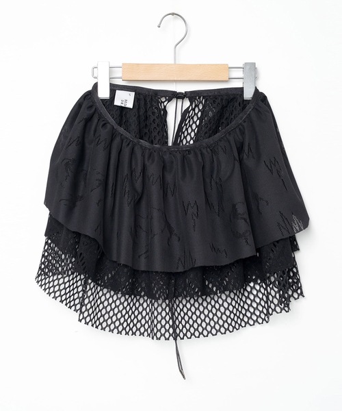 BEDSIDEDRAMA(ベットサイドドラマ)の「Frill Collar and Wrap Tutu Skirt(スカート・レディース・ブラック/ホワイト・1)」の9枚目の写真