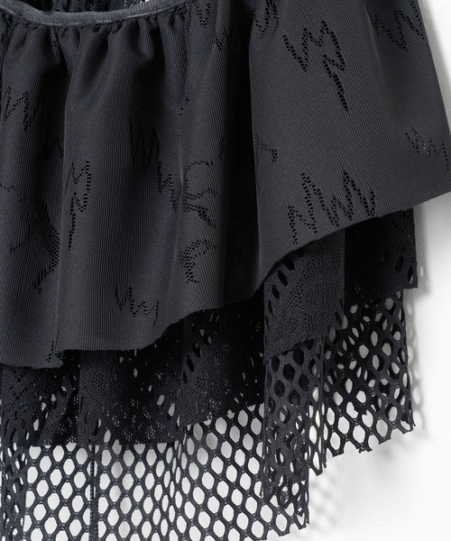 BEDSIDEDRAMA(ベットサイドドラマ)の「Frill Collar and Wrap Tutu Skirt(スカート・レディース・ブラック/ホワイト・1)」の11枚目の写真