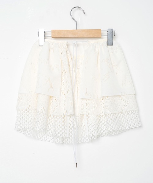 BEDSIDEDRAMA(ベットサイドドラマ)の「Frill Collar and Wrap Tutu Skirt(スカート・レディース・ブラック/ホワイト・1)」の13枚目の写真