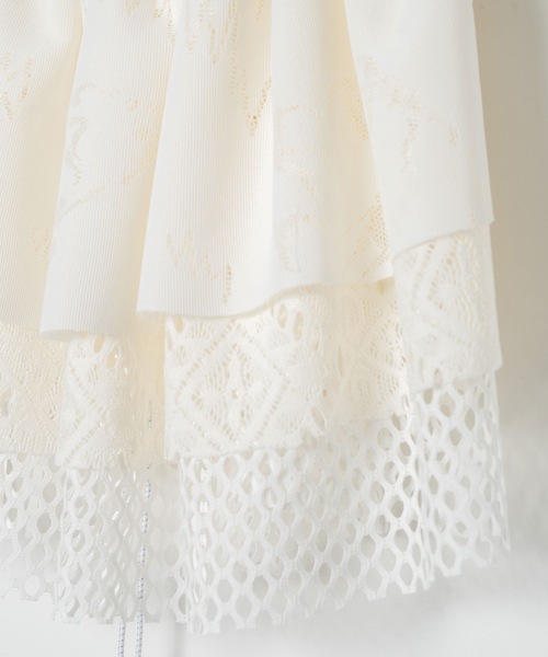 BEDSIDEDRAMA(ベットサイドドラマ)の「Frill Collar and Wrap Tutu Skirt(スカート・レディース・ブラック/ホワイト・1)」の14枚目の写真