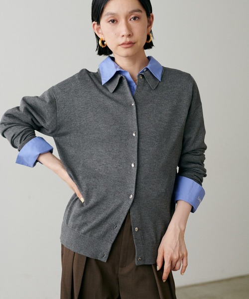 LARUTA(ラルータ)の「【LARUTA】テロポロニット(ニット/セーター・レディース・ブラウン/ブラック/チャコールグレー・FREE)」の11枚目の写真
