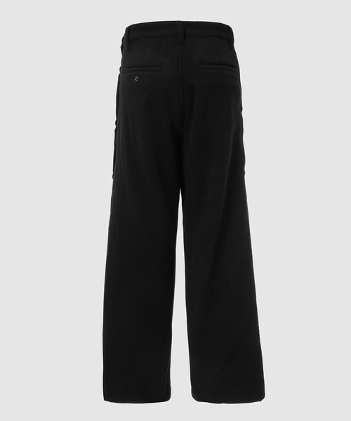 FACETASM（ファセッタズム）の「WOOL BASKETBALL PANTS（その他パンツ・メンズ・ブラック/チャコールグレー・3/4）」の4枚目の写真