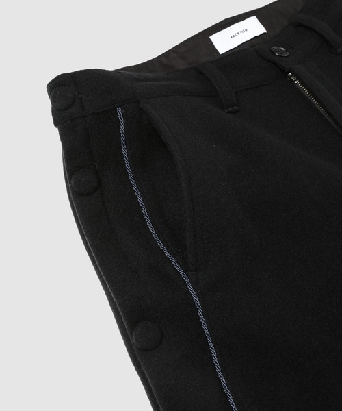 FACETASM（ファセッタズム）の「WOOL BASKETBALL PANTS（その他パンツ・メンズ・ブラック/チャコールグレー・3/4）」の6枚目の写真