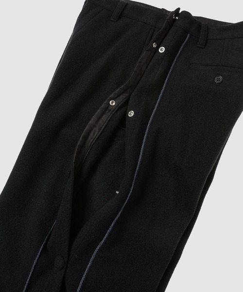 FACETASM（ファセッタズム）の「WOOL BASKETBALL PANTS（その他パンツ・メンズ・ブラック/チャコールグレー・3/4）」の7枚目の写真