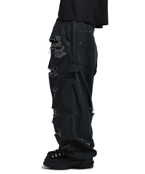 DISTRESSED PATCH WORK PANTS（その他パンツ）｜PROJECT GR