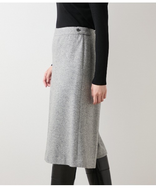 セール】ブロークンヘリンボーンツィード キュロットパンツ（その他