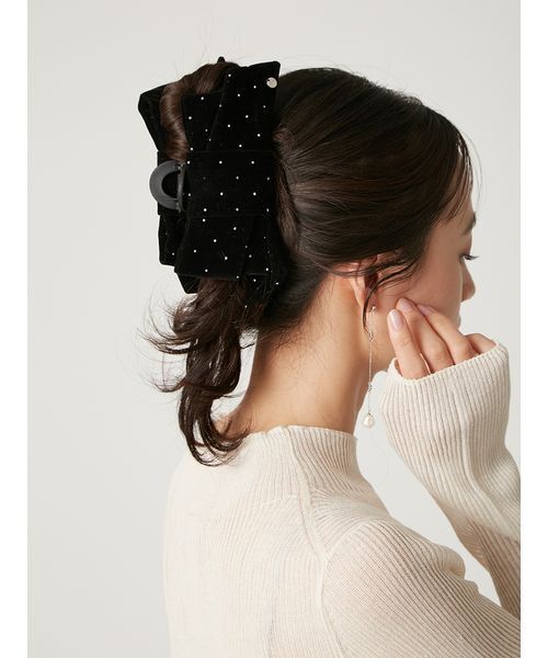 リボンヘアクリップ 専用ページ ルエル】リボンヘアクリップ（バレッタ/ヘアクリップ）｜FRAY I.D