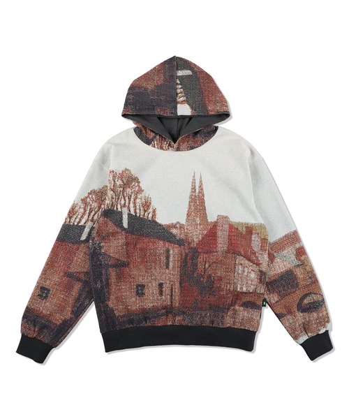 LANDSCAPE JACQUARD HOODIE