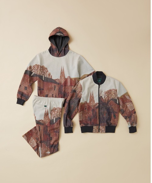 LANDSCAPE JACQUARD HOODIE