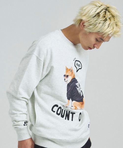 JACKROSE（ジャックローズ）の「JE-Yeah.DOG&CAT.Nikukyu-クルースウェット（スウェット・メンズ・その他1/その他2/その他3/その他4・S/M/L）」の12枚目の写真