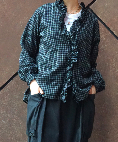 ジャーナルスタンダードラックス | ストライプダンプシャツ JOURNAL STANDARD LUXE（ジャーナルスタンダード ラックス）の