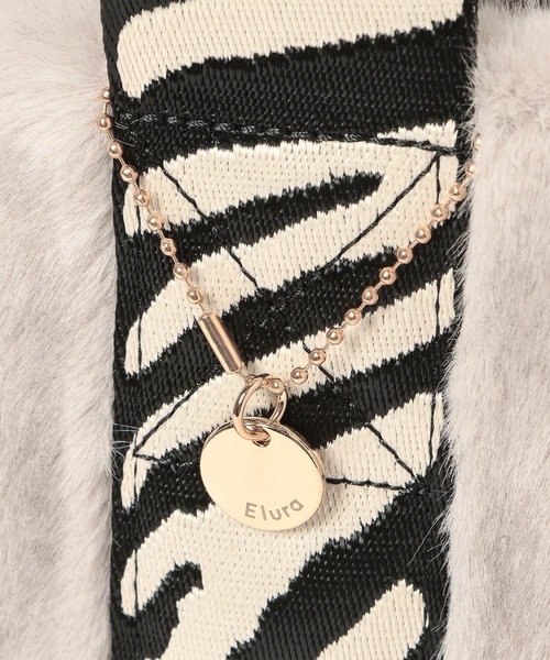 Elura（エルーラ）の「ミンクライクファートートＭ/607563（トートバッグ・レディース・ブラウン/グレー・FREE）」の17枚目の写真