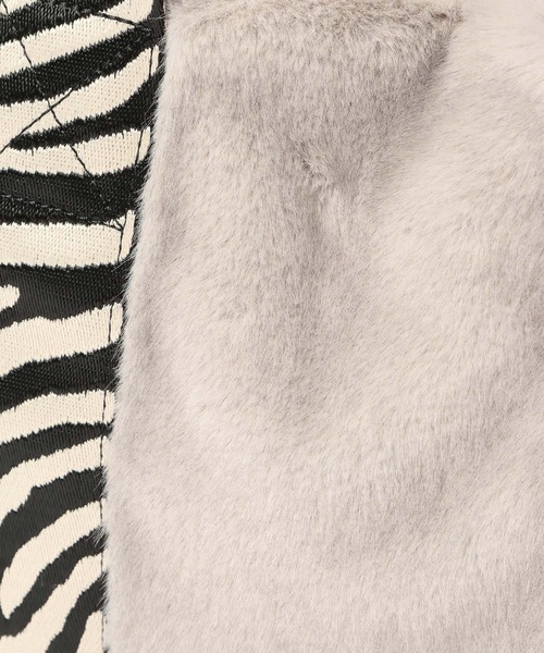 Elura（エルーラ）の「ミンクライクファートートＭ/607563（トートバッグ・レディース・ブラウン/グレー・FREE）」の22枚目の写真