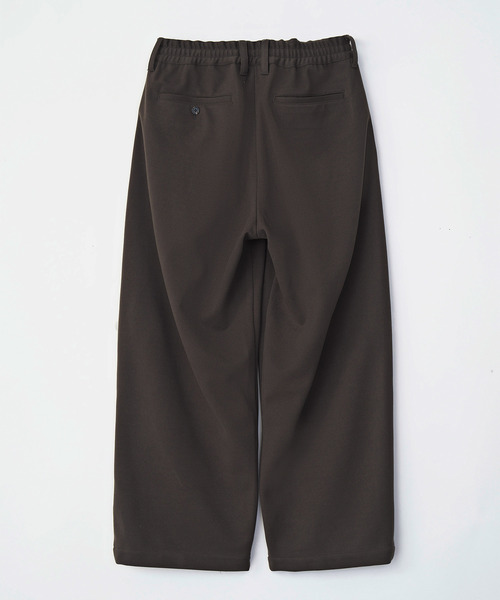 VICTIM（ヴィクティム）の「VICTIM ヴィクティム / WIDE EASY PANTS 圧縮フラノワイドイージーパンツ / VTM-25-P-102（スラックス・メンズ・ブラック/ブラウン/チャコールグレー・1/2/3）」の8枚目の写真