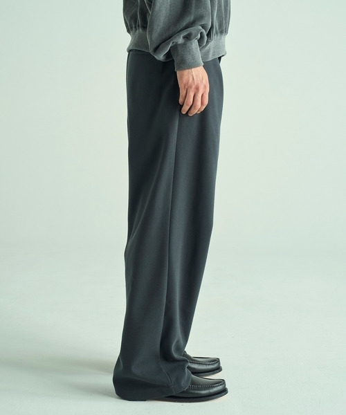 VICTIM（ヴィクティム）の「VICTIM ヴィクティム / WIDE EASY PANTS 圧縮フラノワイドイージーパンツ / VTM-25-P-102（スラックス・メンズ・ブラック/ブラウン/チャコールグレー・1/2/3）」の13枚目の写真