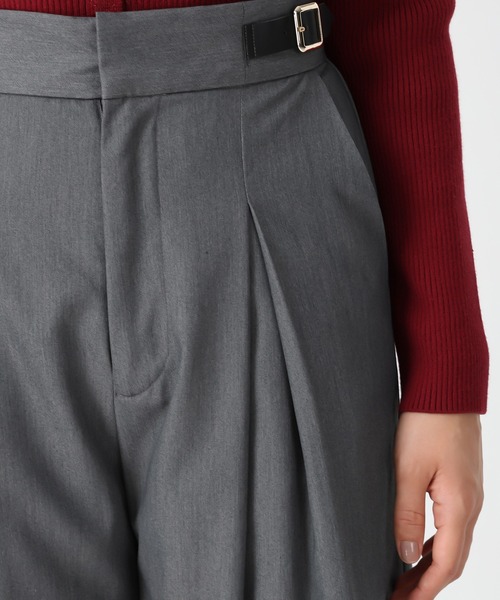 MISCH MASCH(ミッシュマッシュ)の「2025秋冬新作 サイドベルト付きワイドパンツ(その他パンツ・レディース・グレー/ピンク・S/M)」の10枚目の写真